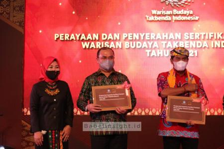 14 Aset Budaya Babel, Resmi Dapatkan Sertifikat WBTb