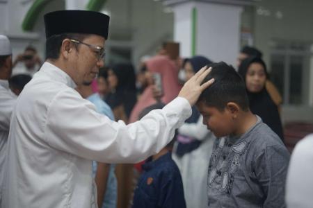 Anak Yatim Desa Nibung Mendapat Berkah 10 Muharam dari Bupati