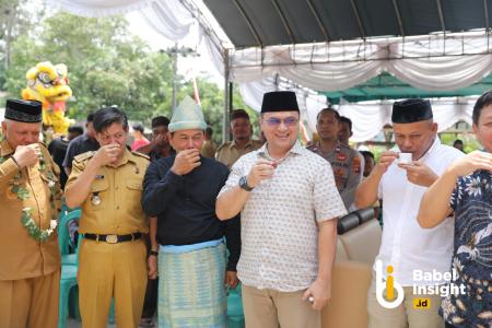 Cara Erzaldi Jadikan Komoditi Teh Tayu Desa Ketap sebagai Ikon Bangka Barat