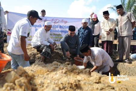 Dari Semangat dan Motivasi Erzaldi, Warga Bersatu Bangun Masjid