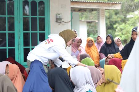 Kampanye di Sidoharjo, Melati Beri Pesan untuk Kaum Perempuan