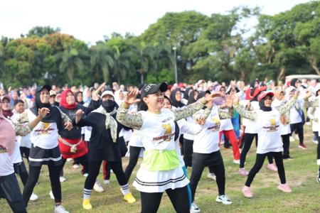 Ketika Senam Gemoy Melanda Bangka Barat