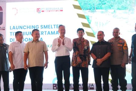 Mimpi Hilirisasi Erzaldi Terwujud, Dengan Peresmian Smelter Titanium