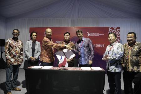 Prediksi Nilai Bisnis Aerostruktur Capai 500 Juta USD, Airbus dan PTDI MoU Industri Helikopter dan Pesawat Militer, Di G20 Belitung