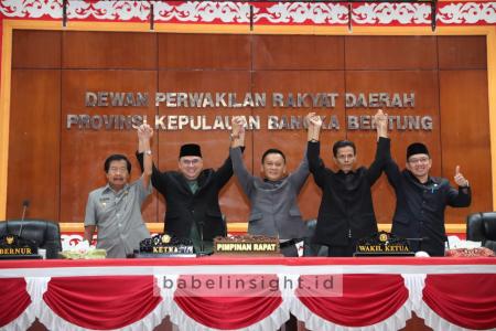 Rekomendasi LKPj dari DPRD Rilis, Gubernur Erzaldi: 'Terima kasih telah bersinergi..'