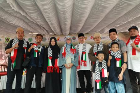 Ribuan Orang Padati Rosman Djohan Institute Kirim Doa untuk Palestina